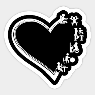 Physical Therapy cute love Therapist PT Therapy Assistant Sticker